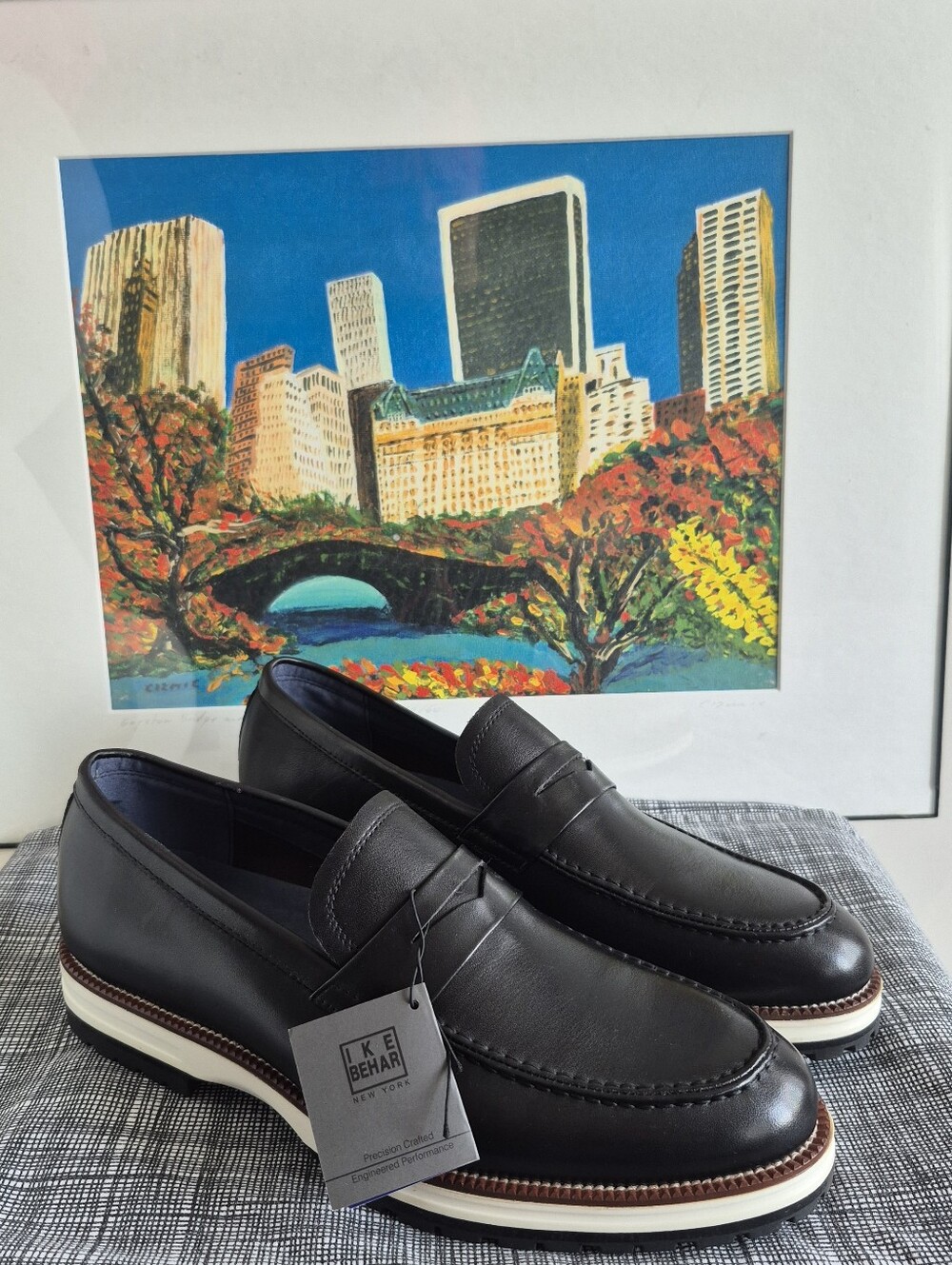 NWT★ Ike Behar Hybrid Lather Loafers 8.5